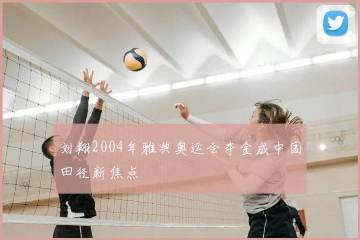 刘翔2004年雅典奥运会夺金成中国田径新焦点