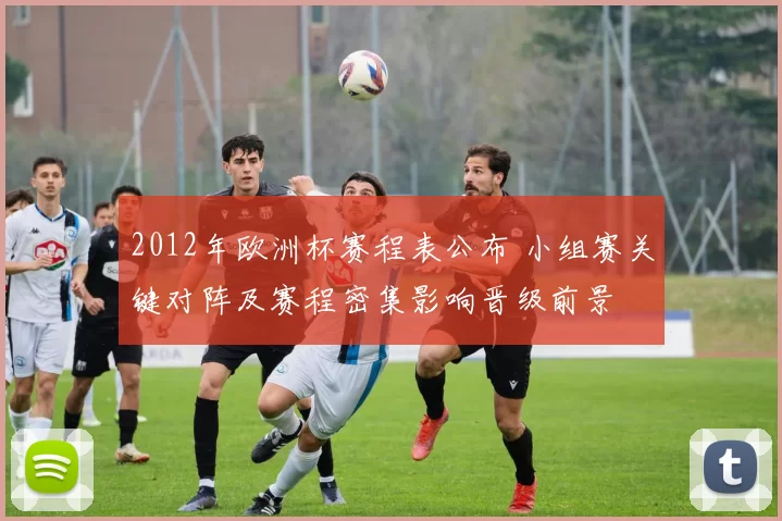 2012年欧洲杯赛程表公布 小组赛关键对阵及赛程密集影响晋级前景