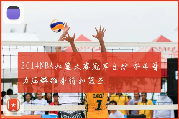 2014NBA扣篮大赛冠军出炉 字母哥力压群雄夺得扣篮王